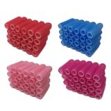 THE UM24 24 Parça Kendinden Kavrama Mini Küçük Saç Bacalı Silindirler Pro Salon Kuaförlük Curlers