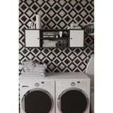 The Violett Remaks Loya 120 cm Banyo Dolabı Üst Modülü Beyaz- Arno - Antrasit - Beyaz