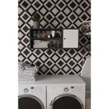 The Violett Remaks Santa 90 cm Banyo Dolabı Üst Modülü Beyaz- Arno - Antrasit - Beyaz