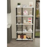 The Violett Serena 5 Katlı Mutfak Rafı | Çok Amaçlı Mutfak Düzenleyici | Dekoratif Mutfak Raf Ünitesi ve Organizer - Beyaz