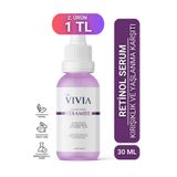 The Vivia Kırışıklık, Ince Çizgi Ve Yaşlanma Karşıtı Retinol Serum Askorbik Asit, Retinol, Seramid 30 ml