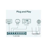 The Vivia TL-SG108E, 8-Port Gigabit Easy Smart Switch - 1 TB - 1 GB
