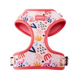 The Wagging Tail Premium Çekmesiz Köpek Koşum, Köpek Koşum Orta Boy Köpek, Büyük Köpekler için Köpek Koşum, Küçük Köpek Koşum, Köpek Koşum, Köpek Yelek - Ayarlanabilir, Yumuşak, Sevimli (Pembe Bohem,
