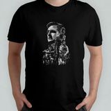 The Walking Dead %100 Pamuklu Bisiklet Yaka T-Shirt Model - 2 - Siyah - 8 - 12 Yaş