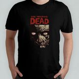The Walking Dead %100 Pamuklu Bisiklet Yaka T-Shirt Model - 4 - Siyah - 8 - 12 Yaş
