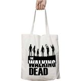 The Walking Dead 2222 Iki Taraf Kalıcı Yıkanabilir Okul Plaj Omuz Bez Çanta