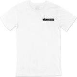 The Walking Dead Cep Logo Tasarımlı Beyaz Tişört - XL