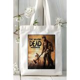 The Walking Dead Oyun Baskılı Bez Çanta Omuz Çantası Kişiye Özel Model 11