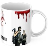 The Walking Dead Özel Baskı Kaplama Dk Kupa Bardak - TWD Karikatür Kaplama