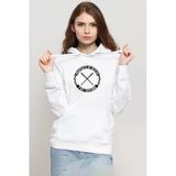 The Walking Dead Property Of Negan Beyaz Kadın 3İp Kapşonlu Sweatshirt