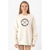 The Walking Dead Property Of Negan Ekru Kadın 2ip Sweatshirt