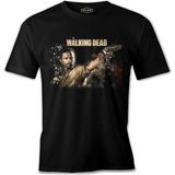 The Walking Dead - Rick 2 Siyah Erkek Tshirt - XL