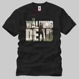 The Walking Dead: Rick Pistol Erkek Tişört - XXL - Siyah