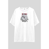 The Walking Dead T-Shirt | Unisex %100 Pamuk Baskılı Özel Tasarım Tee - Beyaz - XL