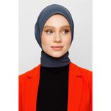 The Wear Çıtçıtlı Pratik Eşarp Şal, Pratik Hijap Bone Eşarp Şal, Çıtçıt Penye Şal, Spor Eşarp Şal Antrasit