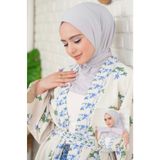 The Wear Çıtçıtlı Pratik Eşarp Şal, Pratik Hijap Eşarp Şal, Çıtçıt Penye Şal, Spor Eşarp Şal Gri