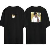 The Wert Grand Theft Auto San Andreas Ön Arka Baskılı Sıyah Oversize T-Shirt - M - Siyah