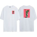 The Wert Unisex Mojito Ön Arka Baskılı Beyaz Oversize T-Shirt