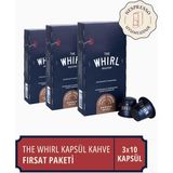 The Whirl Espresso Dark Kapsül Kahve 3'lü Fırsat Paketi 30 Kapsül - 10 Adet