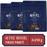 The Whirl Filtre Espresso Brunette 441°F Çekirdek Kahve 3 x 250 gr