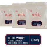 The Whirl Peru Cajamarca Öğütülmüş Filtre Kah 250 gr x 3 Adet - Öğütülmüş Filtre Kahve