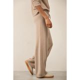 The White Company %100 Kaşmir Geniş Paça Kadın Eşofman Altı - Açık Kahverengi - XL