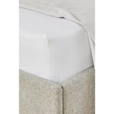 The White Company 200 Tc Pamuk Percale 2'li Lastikli Çarşaf Seti - Beyaz - 90 x 190 x 30 cm