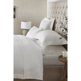 The White Company Cavendish 800 Tel Mısır Pamuğu Saten Düz Çarşaf - Beyaz - Super King 305 × 275 cm