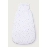 The White Company Organik Pamuklu Minnie Çiçek Desenli Bebek Uyku Tulumu - Beyaz - Pembe - 0 - 6 Ay