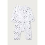 The White Company Organik Pamuklu Papatya Desenli Kız Bebek Tulum - Beyaz - 1,5 - 2 Yaş