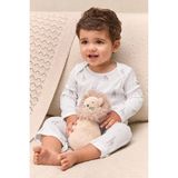 The White Company Organik Pamuklu Zürafa Desenli Bebek Uyku Tulumu - Krem - 0 - 3 Ay