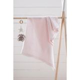 The White Company Saten Kenarlı Hücresel Pamuklu Bebek Battaniyesi - Bebek Arabası Battaniyesi 75 x 100 cm - Pembe