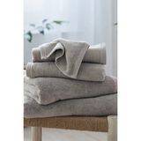 The White Company Waffle Edge Spa Bambu Karışımlı Banyo Havlusu - Koyu Gri - 70 x 125 cm