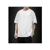 THE WHITE Erkek Oversize Premium Beyaz Tişört