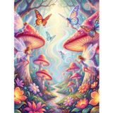 The Wild Collection: Enchanted Fairy Forest Notebook: 120-Page Lined Composition Journal with Inspiring Quotes, Large 8.5 x 11, Whimsical Enchanted Woodland Fantasy Edition.