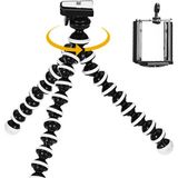 The Wlue 16 cm Boncuk Ahtapot Tripod Telefon Tutucu Aparat - Siyah