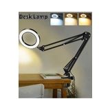 The Wlue Metal Akrobat 72 Led Ring Masa Lambası Şiddeti Ayarlanabilir 3 Farklı Işık Rengi Usb Girişli