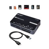 The Wlue USB 3.2 Gen1 Kart Okuyucu SD/Micro SD/TF/CF/XD/MS PRO/MX Card Reader/Writer 1000GB Destekler