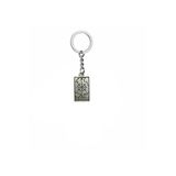 The World Tarot Kartı Figürlü Anahtarlık – Zamak Metal Mistik Unisex Aksesuar