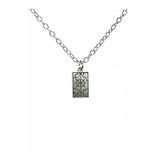The World Tarot Kartı Figürlü Kolye – 60 Cm Zincirli Zamak Kaplama Unisex Spiritüel Aksesuar