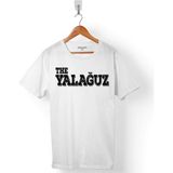 The Yalağuz Yalnız Adam Karadeniz Trabzon Rize Erkek Tişört - Beyaz - XL