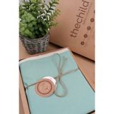 thechild baby collection ÇİFT TARAFLI %100 ORGANİK ÇOK AMAÇLI BEBEK BATTANİYESİ | 90X90, İNTERLOK, ÖZEL KUTUSUNDA HEDİYELİK