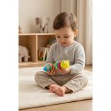 thechild baby collection Sök Tak Montessori Oyuncağı | Renkli Eğlenceli Tırtıl, Stres ve Anksiyete Giderici | Bebek & Aktivite Oyuncakları