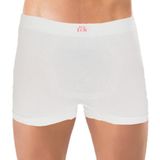 TheDON Seamless Dikişsiz Beyaz Kırmızı Erkek Boxer - L - XL - Beyaz - Kırmızı