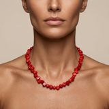 THEIA GemWorks Ena - Mercan Taşlı Kolye
