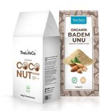 Thelifeco 250 gr Organik Badem Unu + Thelifeco 300 gr Organik Hindistan Cevizi Şekeri