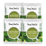 TheLifeCo Detox Soup - Hazır Sebzeli Detoks Çorbası Karışımı (Düşük Kalorili, Glutensiz, vegan) x 4