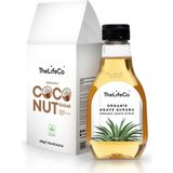 TheLifeCo Doğal Şeker Alternatifleri - Organik Hindistan Cevizi Şekeri 300g + Organik Agave Şurubu 330g - 350 gr