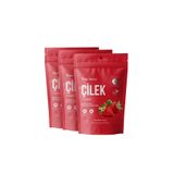 TheLifeCo Freeze Dried - Dondurularak Kurutulmuş Dilim Çilek 3'lü Paket