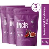 TheLifeCo Freeze Dried - Dondurularak Kurutulmuş İncir 3'lü Paket